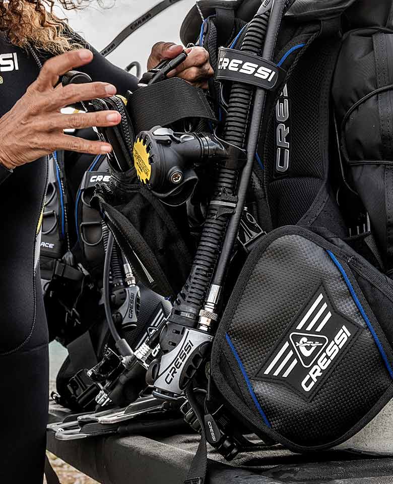 noleggio attrezzature sub